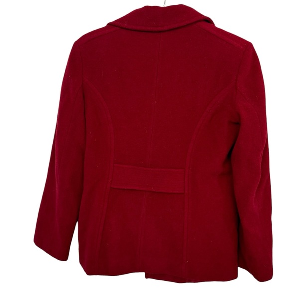 Red Jason Kole Wool Blend Women’s XS PeacCoat Jacket MINTY - Picture 2 of 5